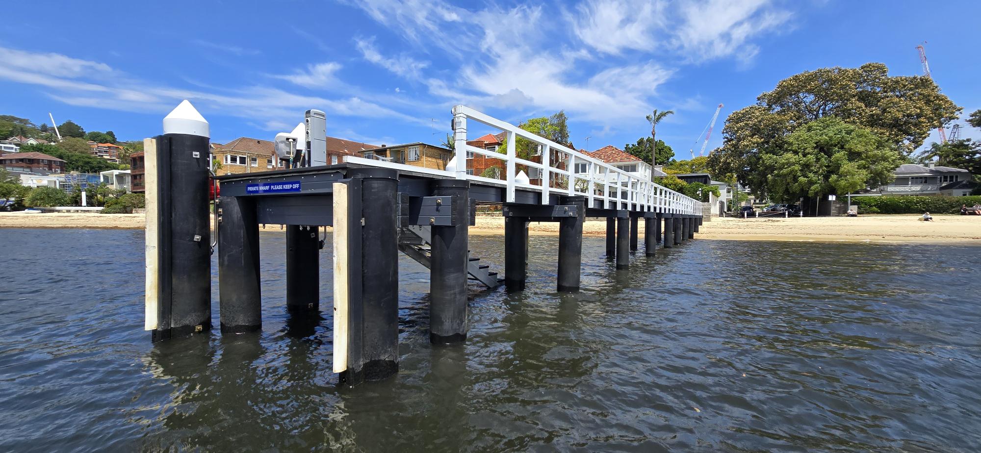 Composite Jetty Waterside View